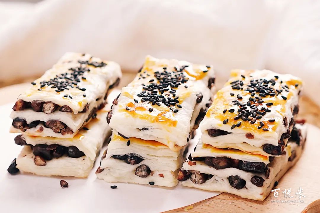 層層起酥!口口掉渣!層層紅豆酥,香甜軟糯,好吃到爆了